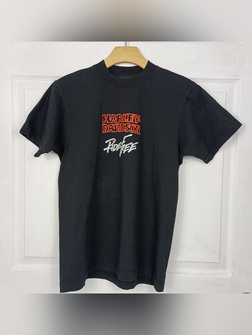 Harley Davidson T Shirt Small Mens Black Willie G Ride Free Short Sleeve Tee